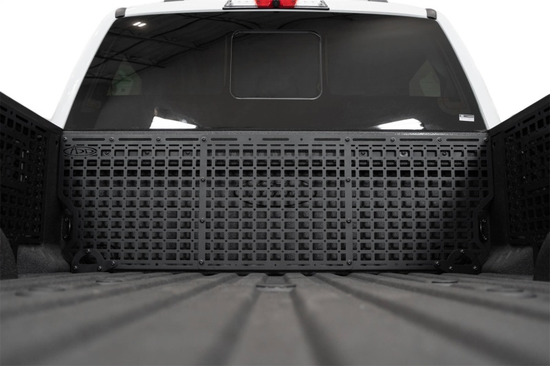 Ford Super Duty Molle Panels - Rear - Addictive Desert Designs - Hammer Black Powder Coat Finish - Black - `23-`27